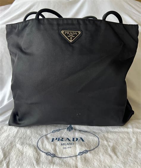 prada nylon bucket bag outfit|prada nylon tote vintage.